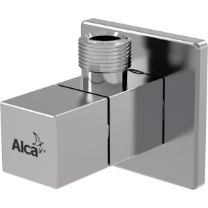 Alcadrain (Alcaplast) Ventil rohový štvorhran 1/2" × 3/8", hranatý ARV002