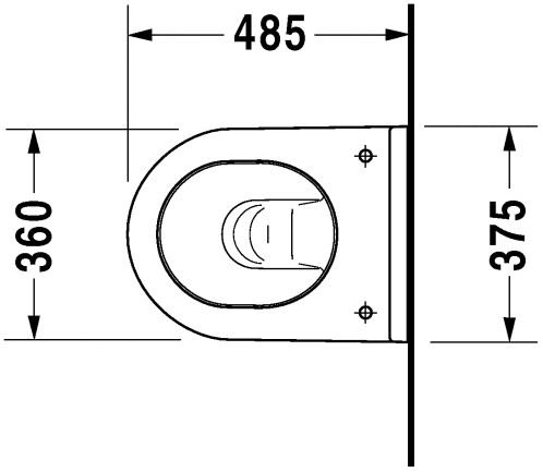 DURAVIT Starck 3 Závesný klozet Compact 360 x 485 , rôzne vyhotovenie