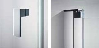 HÜPPE Design pure 4-úhelník Lítací dveře pro boční stěnu různé typy