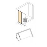 HÜPPE AURA elegance 4-úhelník Boční stěna pro posuvné dveře 1-dílné s pevným segmentem různé typy
