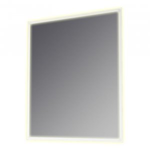 Kronzi Pro LUNA Zrkadlo s bielym LED podsvietením rôzne rozmery, biela lesklá Typ: ZKLUN06070LED-A 600 mm, biela lesklá farba