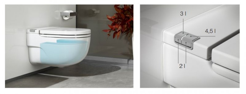 ROCA Meridian IN TANK závesné WC biela, 400 x 595 x 400 mm A893301000 (7893301000)