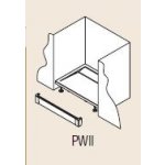 SanSwiss ILA PWII Hliníkový predný panel pre vaničku (obdĺžnikovú alebo štvorcovú) rôzne rozmery a prevedenia