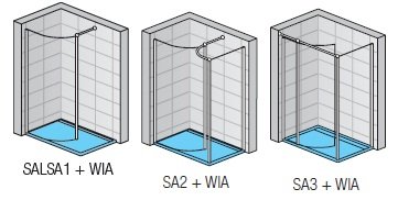 SanSwiss ILA WIA Obdélníková vanička různé rozměry a provedení