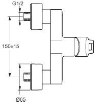 HANSA TWIST Páková sprchová batéria, DN 15 (G1/2) chróm, rôzne varianty