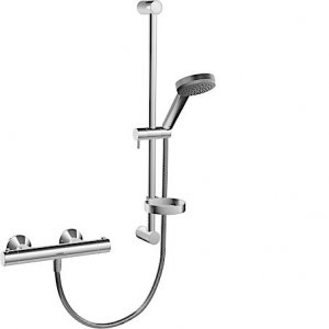 HANSA Renovačná sada do sprchy chróm, rôzne varianty Typ: 48130121 so sprchovou súpravou 600 mm, 1-prúdová, s etážkami (4813 0121)