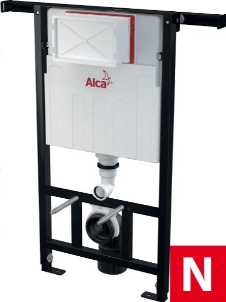 Alcadrain (Alcaplast) Predstenový inštalačný systém pre suchú inštaláciu (predovšetkým při rekoštrukcii bytových jadier) AM102/1000