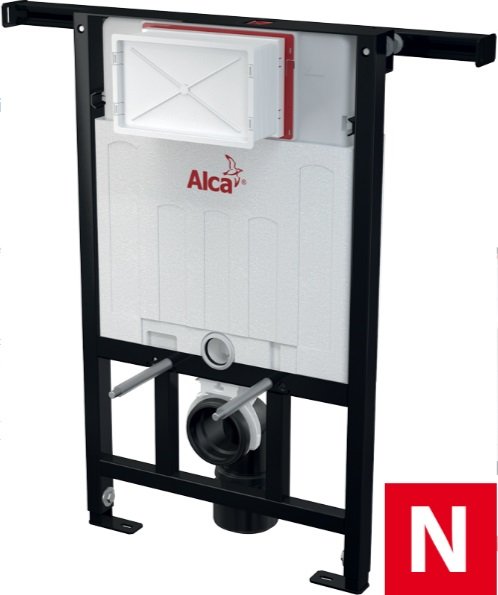 Alcadrain (Alcaplast) Predstenový inštalačný systém pre suchú inštaláciu (predovšetkým při rekoštrukcii bytových jadier) AM102/850