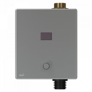 Alcadrain (Alcaplast) Automatický splachovač WC s manuálnym ovládaním ASP3-K Typ: ASP3-KT prevedenie kov, 12 V (napájanie zo siete)