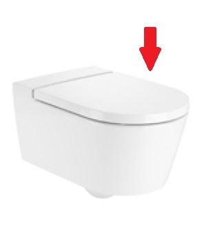 ROCA Inspira A80152200B WC deska s poklopem bílá (A80152200B)