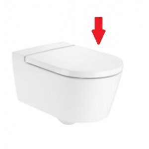 ROCA Inspira A80152200B WC deska s poklopem bílá (A80152200B)