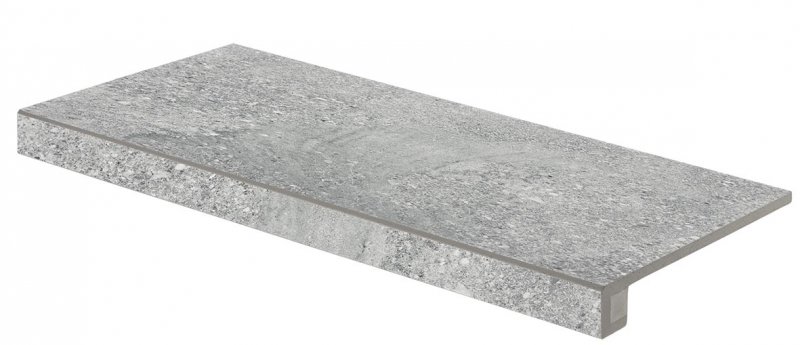 RAKO Stones schodová tvarovka sivá 30x60 DCFSE667