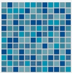 RAKO Pool mozaika set 30x30 cm modrá 2,5x2,5 GDM02045