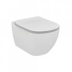 IDEAL Standard Tesi Závesný klozet RIMLESS Biela Typ: T355101 WC + sedátko ultra ploché Slow-closing, biela