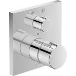 DURAVIT C.1 C1420001 Sprchový termostat podomítkový 150 x 150 Typ: C14200013010 2 spotřebiče, s uzavíracím a přepínacím ventilom