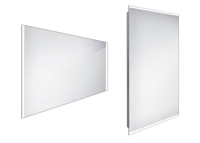Nimco LED zrkadlo 1000x700 rám hliníkový ZP 11004 (ZP11004)