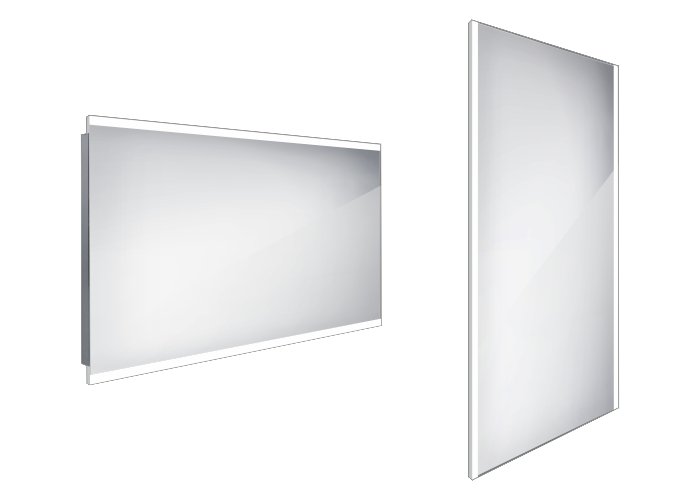 Nimco LED zrkadlo 1200x700 rám hliníkový ZP 12006 (ZP12006)