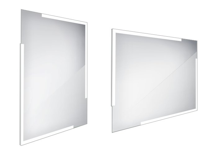 Nimco LED zrkadlo 600x800 rám hliníkový ZP 14002 (ZP14002)