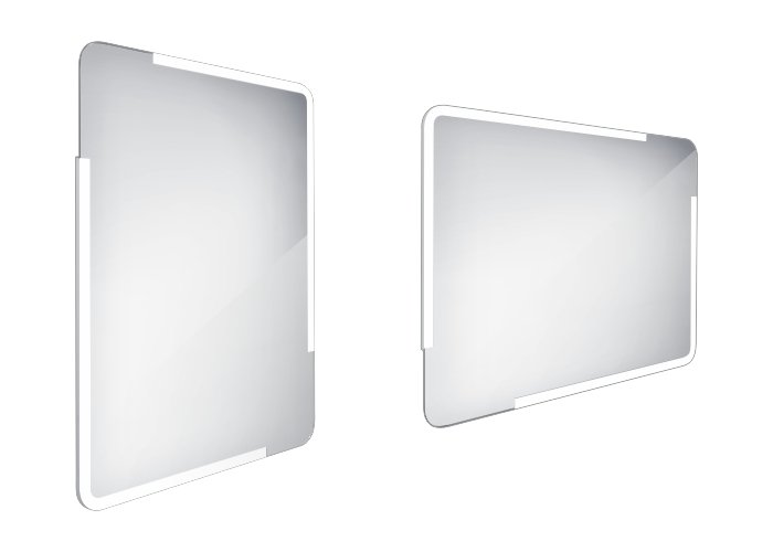 Nimco LED zrkadlo 600x800 rám hliníkový ZP 15002 (ZP15002)
