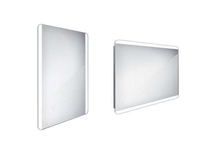 Nimco LED zrkadlo 500x700 rám hliníkový ZP 17001 (ZP17001)