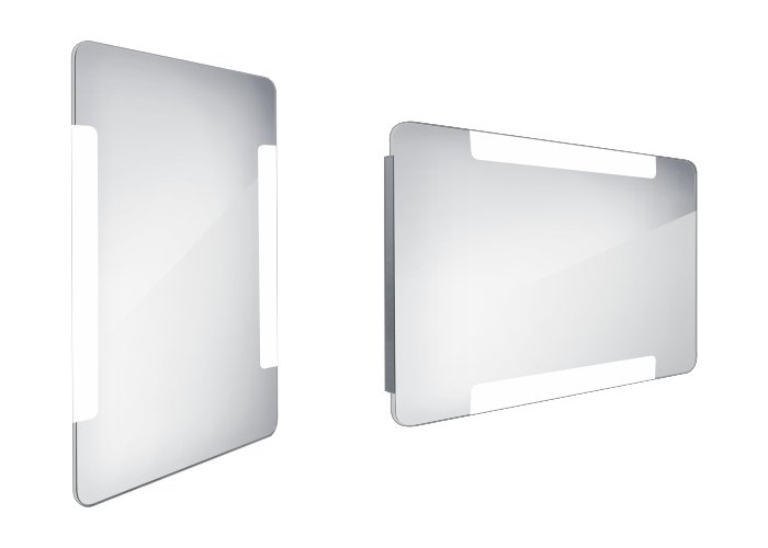 Nimco LED zrkadlo 500x800 rám hliníkový ZP 18001 (ZP18001)