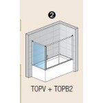 SanSwiss TOP line TOPV Boční stěna vanová různé rozměry a provedení