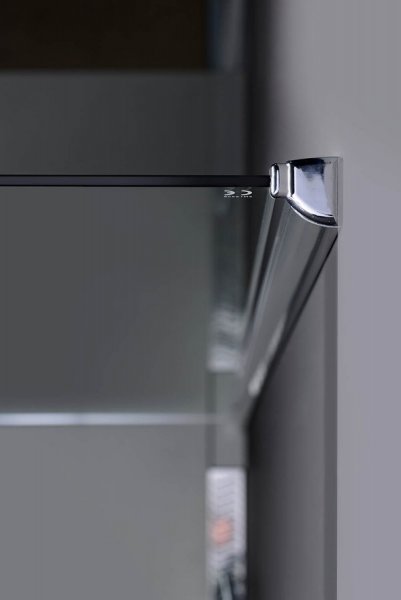 Sapho MODULAR SHOWER Stena na inštaláciu na múr, pre pripojenie príd. panelu sklo číre, rôzne rozmery