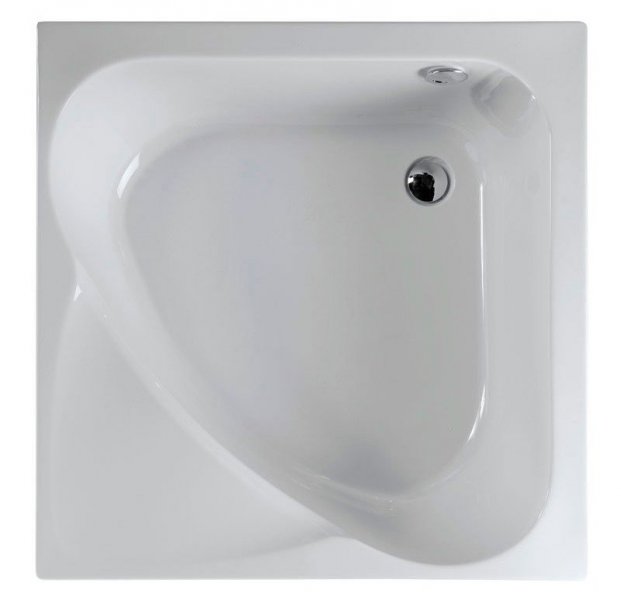 Sapho CARMEN sprchová vanička štvorcová 90x90x30cm, hlboká, biela s podstavcom 29611