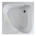 Sapho CARMEN sprchová vanička štvorcová 90x90x30cm, hlboká, biela s podstavcom 29611