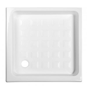 Sapho RETRO keramická štvorcová sprchová vanička 90 x 90 x 20 cm