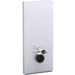 Geberit Monolith Plus modul pre závesné WC s priamym hrdlom, výška 114 cm rôzne prevedenia Typ: 131.231.SI.5 Prevedenie: biele sklo