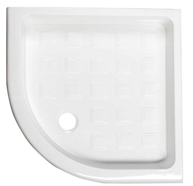 Sapho RETRO keramická sprchová vanička, štvrťkruh 900x900x200mm, R550 133901