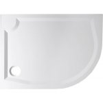 Sapho RIVA sprchová vanička z liateho mramoru, štvrťkruh 1200x900 mm rôzne prevedenia Typ: GR12090L ľavá