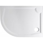 Sapho RIVA sprchová vanička z liateho mramoru, štvrťkruh 1200x900 mm rôzne prevedenia Typ: GR12090R pravá