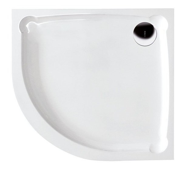 Sapho HERA90 sprchová vanička z liateho mramoru, štvrťkruh, 900x900x75mm, R550