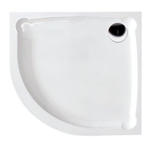Sapho HERA90 sprchová vanička z liateho mramoru, štvrťkruh, 900x900x75mm, R550
