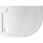 Sapho RIVA sprchová vanička z liateho mramoru, štvrťkruh 1000x800mm rôzne prevedenia Typ: GR10080L ľavá