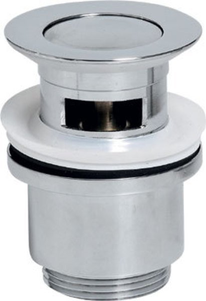 Sapho Uzatvárateľná guľatá umývadlová výpusť kliklak malá zátka, 1"1/4, 37 mm, chróm CV1008