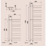 PMH Theia Rovný kúpeľňový radiátor rôzne prevedenia