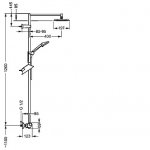 HANSA FIT Sprchová termostatická batéria, DN 15 (G1/2) chróm 65159101