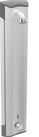 HANSA ELECTRA Bezdotykový hliníkový sprchový panel s termostatom chróm 64152200