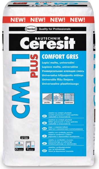 Ceresit 1535531 Lepiaca malta Comfort Gres, 25 kg  CM11PLUS25