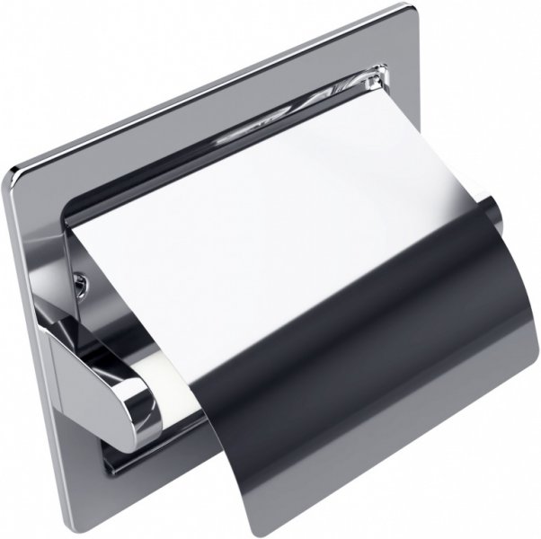 Bemeta Hotelové vybavenie Držiak toaletného papiera vstavaný 155x130x80 mm,lesk 105112121