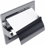 Bemeta Hotelové vybavenie Držiak toaletného papiera vstavaný 155x130x80 mm,lesk 105112121