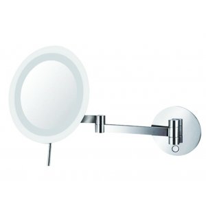 Bemeta Kozmetické zrkadlá Kozmetické zrkadlo s 2x LED osvetlením 230x210x400 mm, chróm lesk 116101802