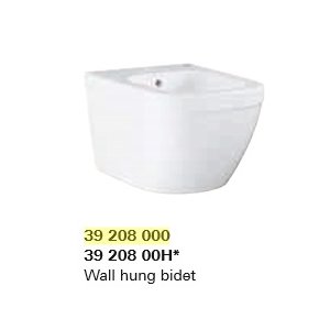 Grohe Euro Závesný bidet biela, rôzne varianty Typ: 39208000 farba biela (39 208 000)