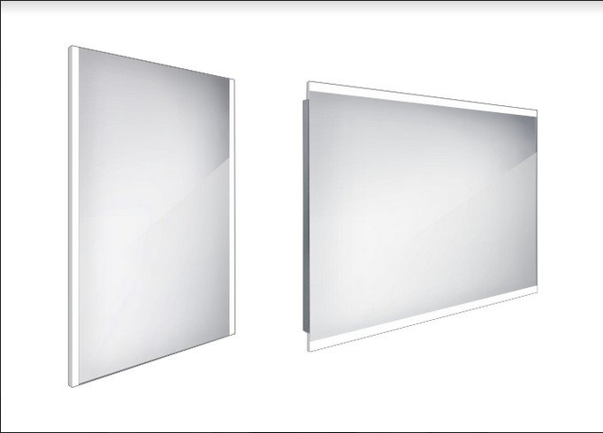Nimco LED zrkadlo hliníkový rám, rôzne rozmery