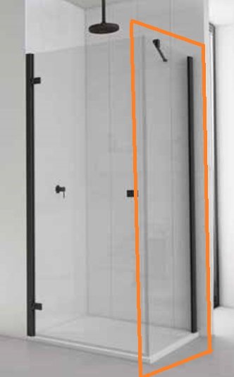 SanSwiss ANNEA ANT Bočná stena pre dvere s vyrovnávacím profilom rôzne prevedenia