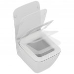 IDEAL Standard Strada II Závesné  WC s Aquablade rôzne prevedenia Typ: T359601 rozmer 365 x 545 x 350 farba biela, WC sedátko WC sedátko áno, pomalé zatváranie