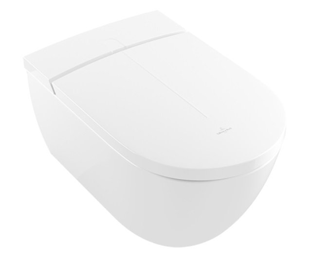 Villeroy & Boch ViClean Sprchové WC, záchodová misa bez splachovacieho kruhu 385 x 595 x 400 mm V0E100R1